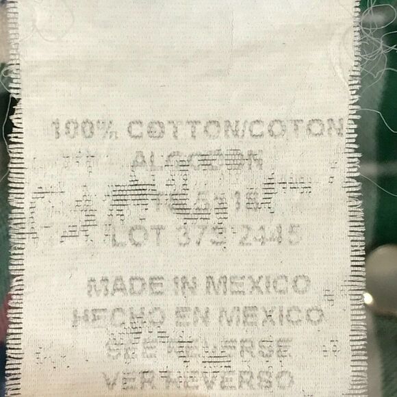 Panhandle Slim Plaid Button Up Shirt Men's XL Short Sleeve 100% Cotton Western - Picture 9 of 10